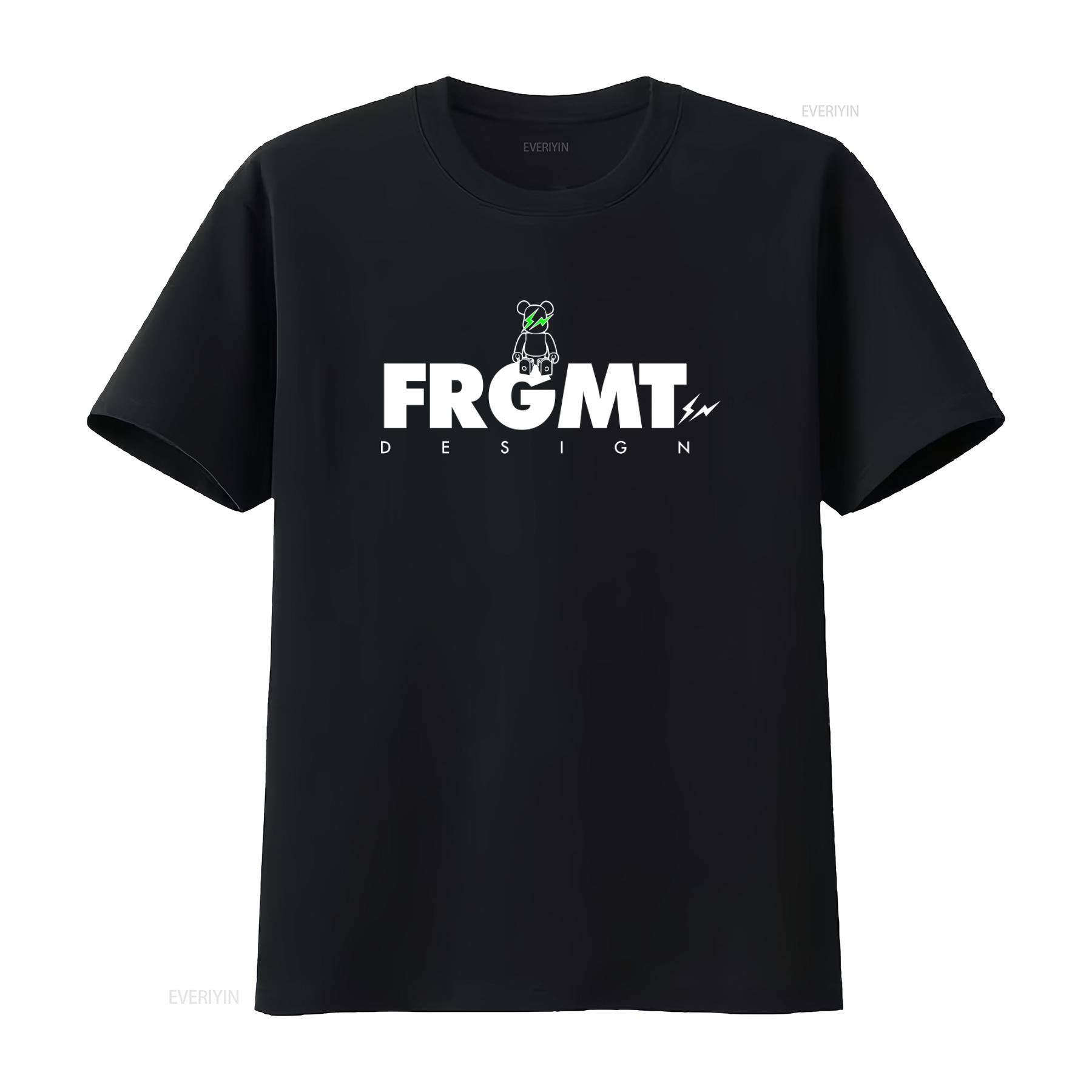 

Футболка Fragment Design X Medicom Toy Be Rtee Frgmt Logo для модних поціновувачів стрітвіру вінтажна прана стильна 4XL