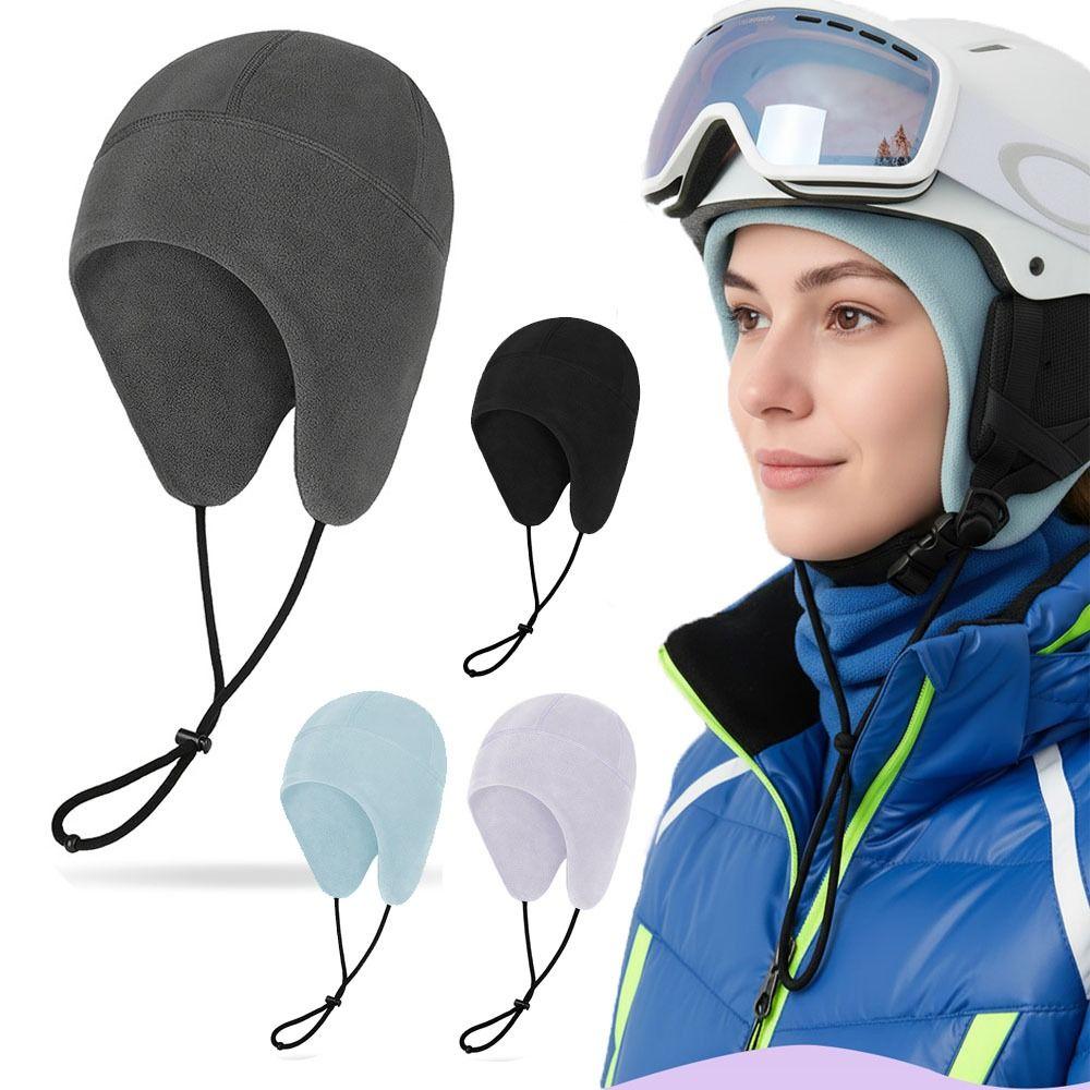Earflap Protection Beanie Cap Warm Ear Protection Hat Warm Bicycle Headwear  Women Man