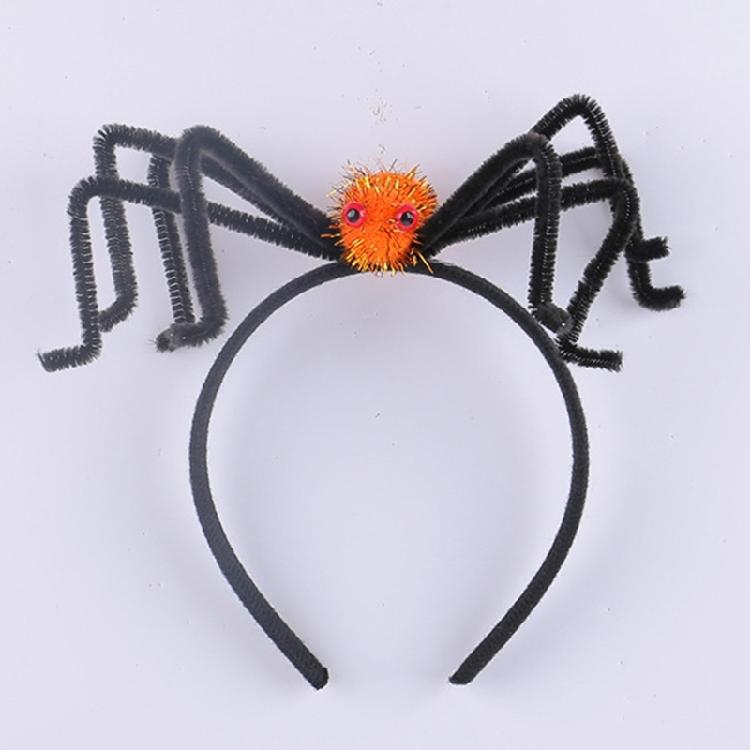Halloween Parties Essential Headbands Comfortable Festival Halloween Headgears with Spders for Parties Fun