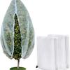 Insect Protection Net Cover with Drawstring & Zipper for Plants, Greenhouses, Fruit Trees, Flowers, and Bird Deterrent.