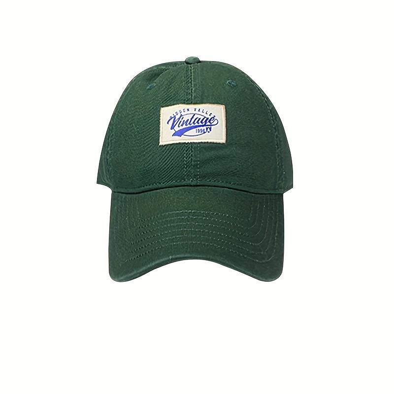 

Винтажная бейсболка с нашивкой и нашивкой, простая повседневная женская шляпа от солнца, уличная солнцезащитная спортивная шапка