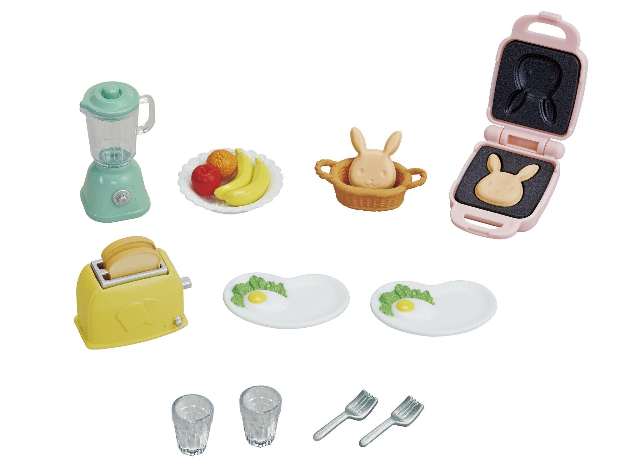 

Sylvanian Families Furniture Breakfast ST Mark Certification For Ages 3 and Up Toy Dollhouse Sylvanian Families EPOCH [Delicious Set] Ka-424
