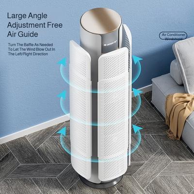 Cabinet Air Conditioner Wind Shield Free Retractable Air Outlet Anti-direct Blowing Baffle Wind Shield Retractable Vertical