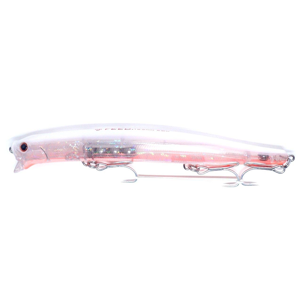 

TackleHouse Minnow Contact Feed Shallow F 155mm 28g Clear HG Pearl Back Red Belly Lure #5