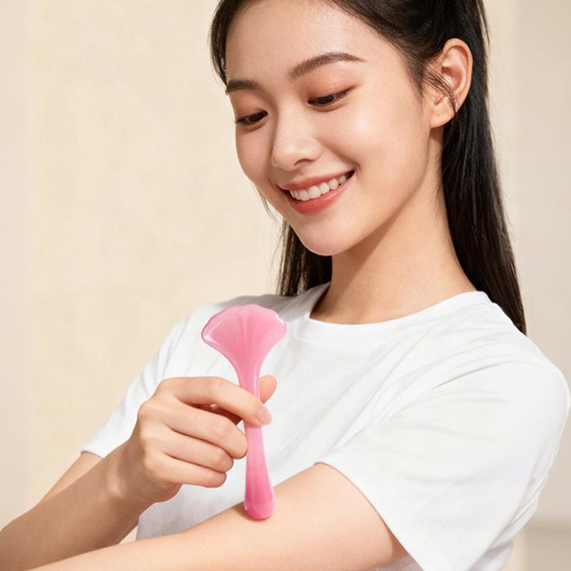 Ginkgo Shape Resin Face Gua Sha Board Gua Sha Massage Board For Face Firm Skin Care Gua Sha Spa Physical Therapy Beauty Product
