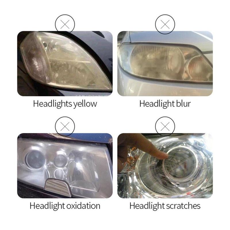 Car Headlight Polishing Liquid Polymer Car Headlight Chemicals Polish Restoration Fluid 800ML Evaporator Lamps Regeneration