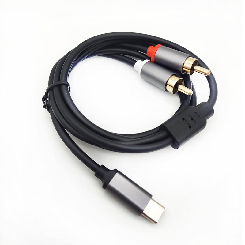 3.5mm to Dual RCA Audio Cable for Speakers and Mobile Devices