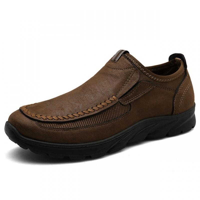 Men Casual Shoes Loafers Sneakers  New Fashion Handmade Retro Leisure Loafers Shoes Zapatos Casuales Hombres Men Shoes887
