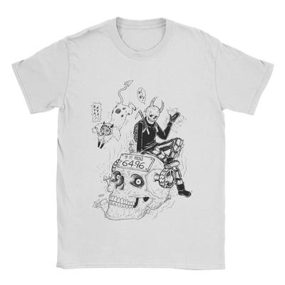 Lustiges Dorohedoro Ebisu X Kikurage T-Shirt für Herren Rundhals 100% Baumwolle T-Shirts Anime Kurzarm T-Shirt 5XL Oberteile