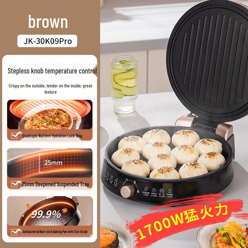 Large Capacity Double-Sided Ceramic Electric Pancake Maker – Multi-functional Griddle for Home Baking