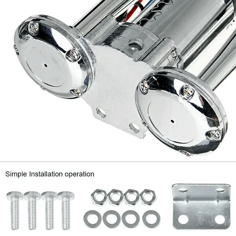 Super Loud Car Electric Horn 600DB Horn 12V Dual Trumpets Air Horn Speaker For Car SUV Vehicle Boat Train Motorcycle RV Truck