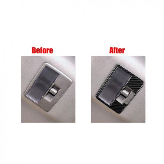 Black Carbon Car Rear Reading Light Panel Trim Sticker For Mazda RX-8 2004-2008