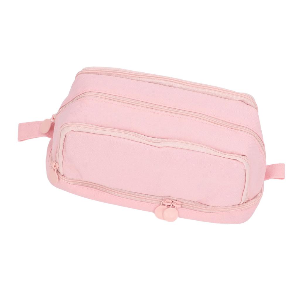 Large Capacity Pencil Case Dual Opening Pencil Bag Pencil Box Portable Multipurpose Pencil Pouch for School Library
