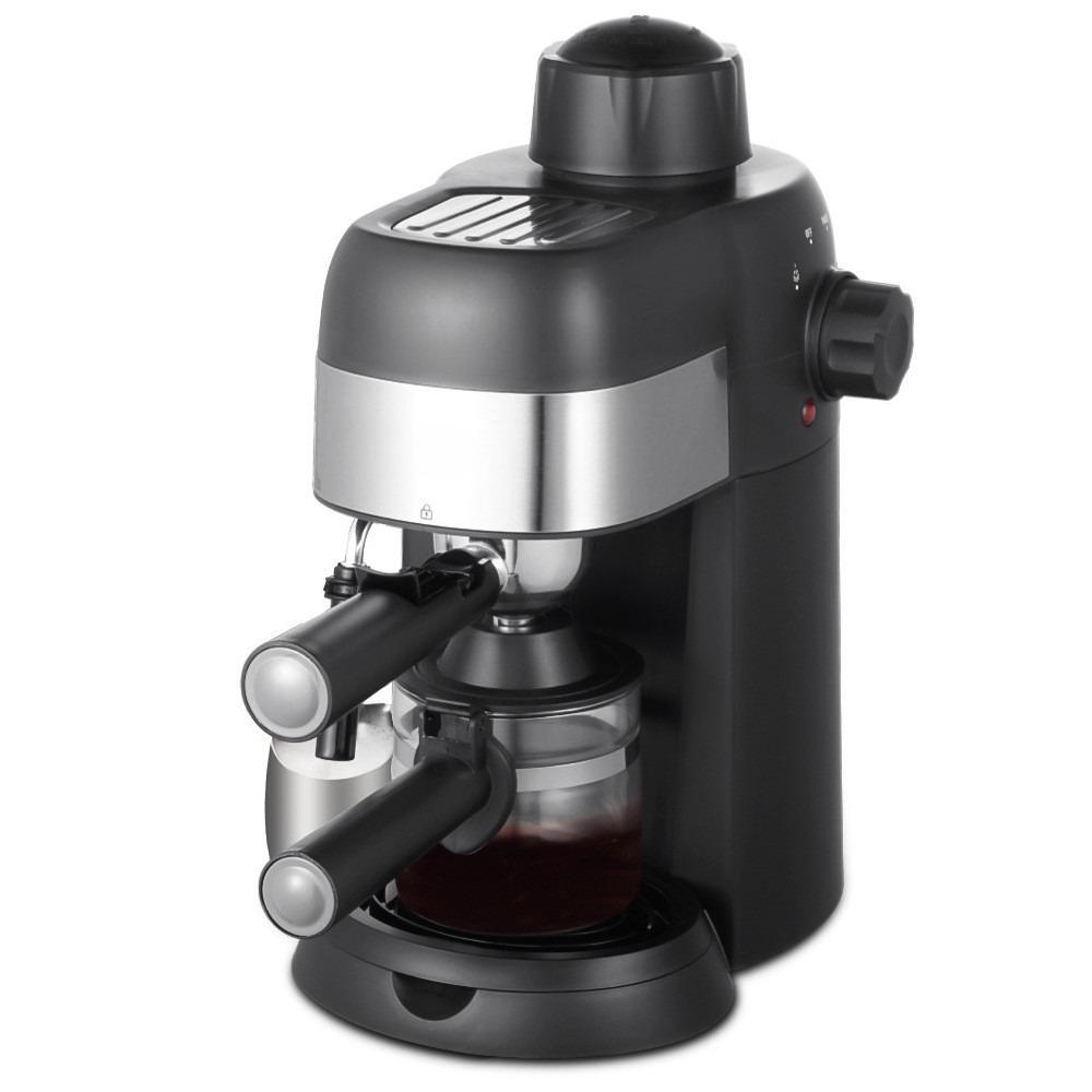 110V/220V Ekspres do kawy Mały Domowy Automatyczny Mielący Zintegrowany Ekspres do Espresso Spieniacz do Mleka na Parę