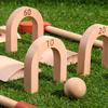 Baby Wooden Simulation Golf Set Toy Doorball Sports Indoor Sports Parent-child Play House Game
