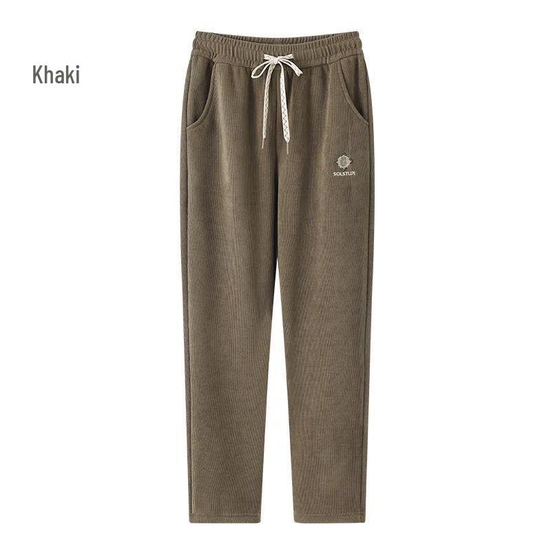 Women's Ultra-Thick Velvet-Lined Winter Casual Pants – Plus Size, Fashionable European Style