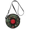 Women'S Personalized Vinyl Record Cosmetic Bag Shoulder Bag Backpack Storage Bag Polyester Travel Storage Bag