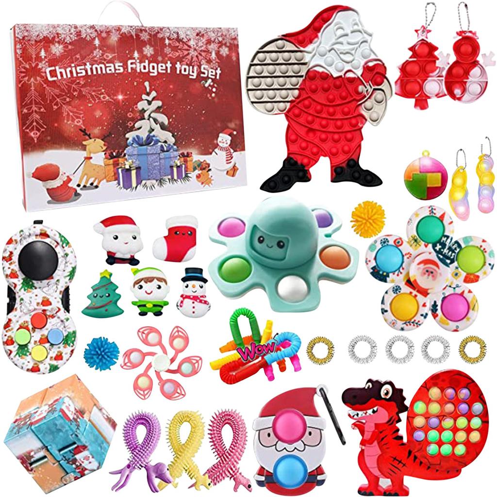 Christmas Silicone Sensory Decompression Tabletop Puzzle Decompression Toy