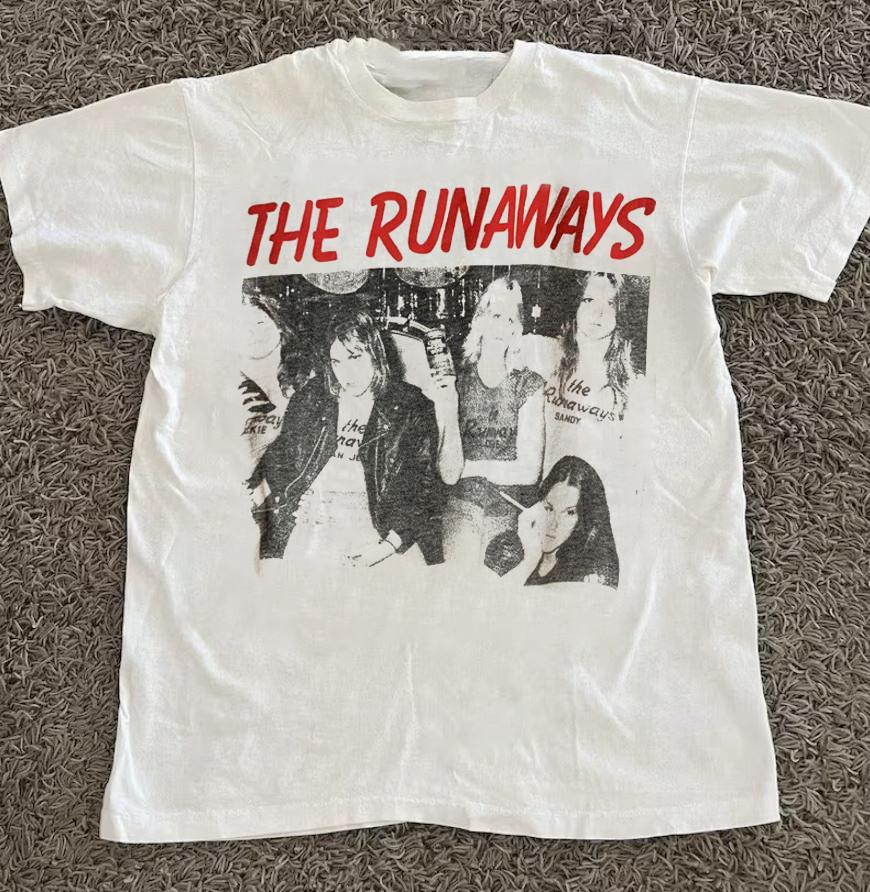 Rare The Runaways Band 90s Short Sleeve Gift For Fan S to 5XL T-shirt XXXXL