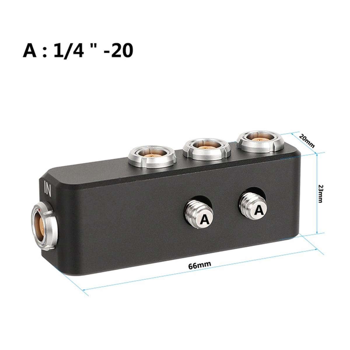

2025 New For Camera Output 12V 0B2Pin to 4X 0B 2-Pin Input/Output Splitter Cable, 4 0B 2-Pin Power Distributors