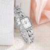 Xiaoxiangfeng High-End Bracelet Watch Light Luxury Small Square Plate Niche Design Woven Chain Creative Quartz Watch