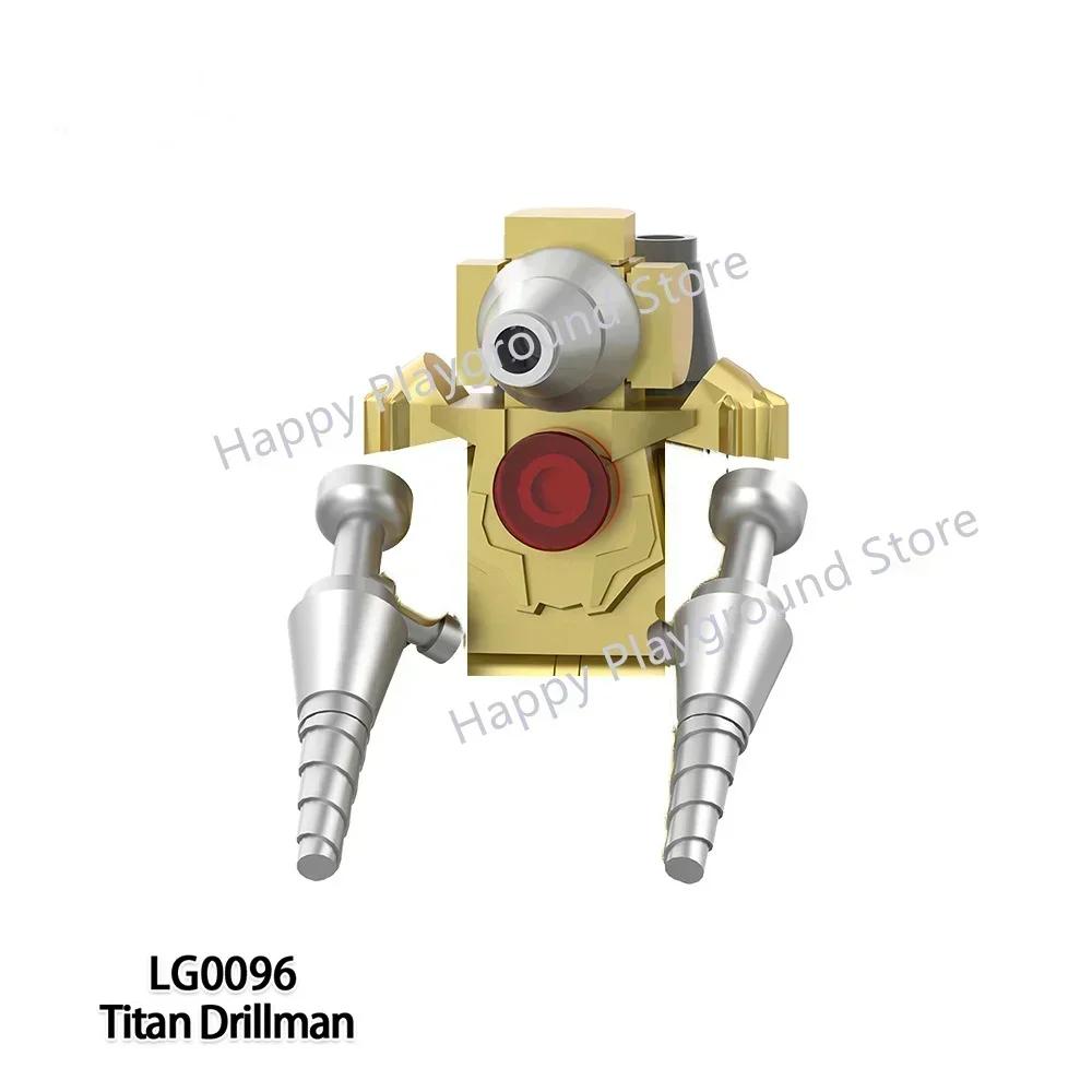 New Skibidi Toilet Man Anime Cartoon Bricks Dolls Figure Cameraman Speakerman TV Man Action Bricks Toy Figures Building Blocks