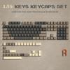 Xiaomi Womier 122 Keys Retro Black PBT Keycap Double Shot Cherry Profile Key Caps for Cherry MX Switches Mechanical Gamer Keyboard