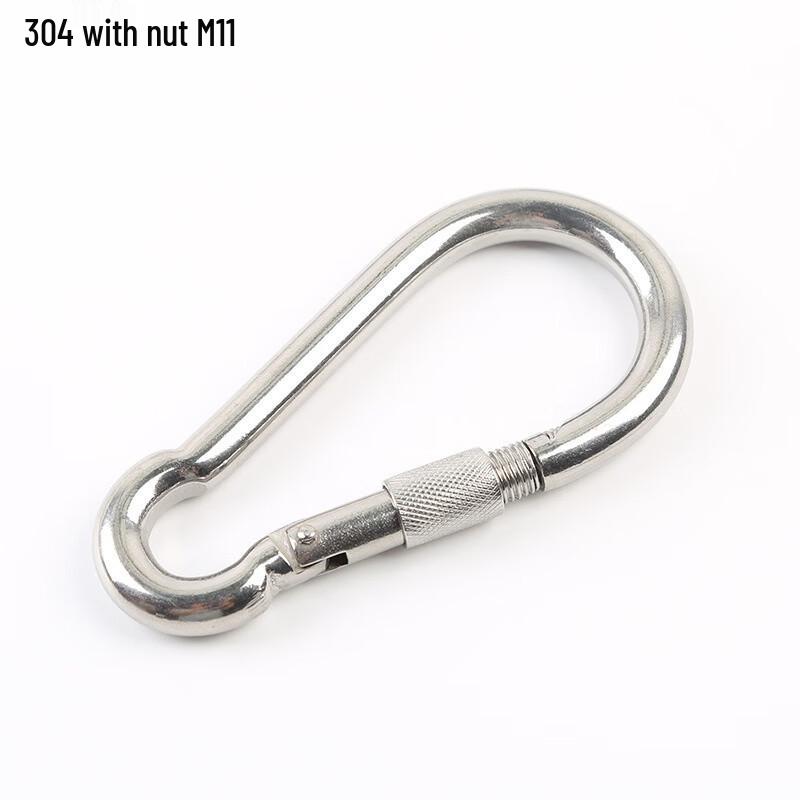 304 Stainless Steel Spring Hook Carabiner