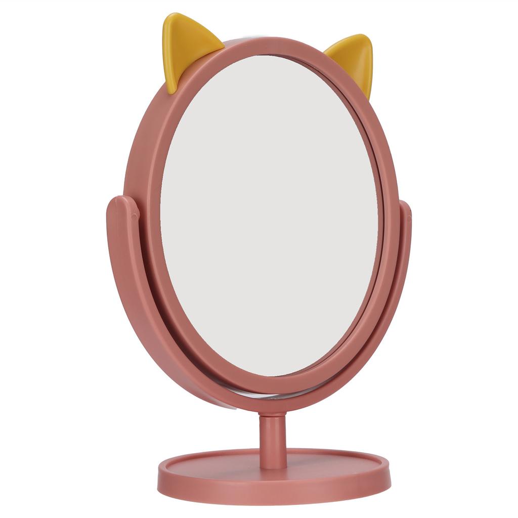 Schminkspiegel Verstellbar Klar Exquisit Flexibel Praktisch Niedlich Kleiner Spiegel für Zuhause Wohnheim Rosa