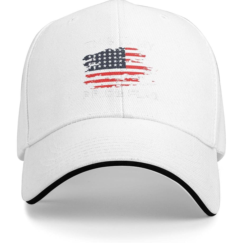 This Is My Pride Flag Distressed American Flag Baseball Cap Adult Patriotic Adjustable Dad Hat