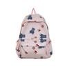 Trendy New Pink And Blue Casual Backpack For School With Adorable Prints And Spacious Design
