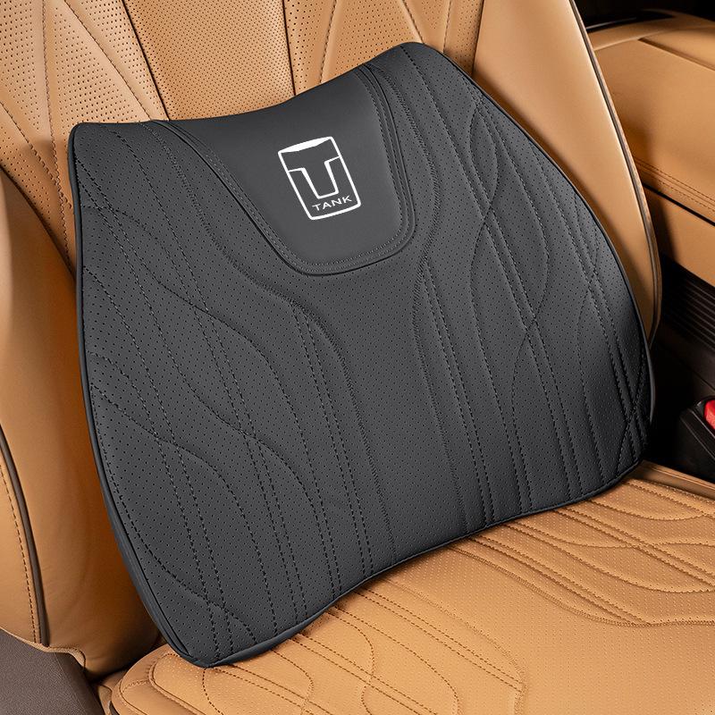 All-Season Car Interior Set: Fits Tank 300 Headrests & Tank 500 Seat Cushions, Includes Lumbar Supports, One-Piece Breathable Design.