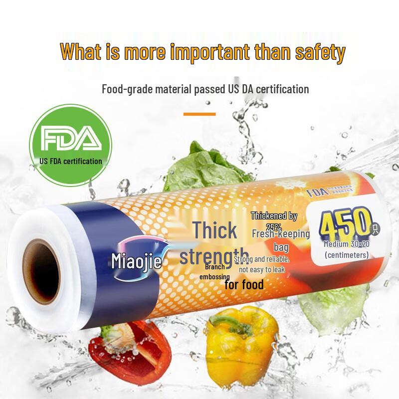 MIAOJIE Point-Break Food Storage Bags