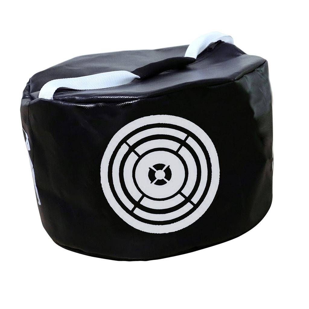 Golf Swing Trainer Smash Bag Strike Practicing Hitting Force Strengthened for Beginners Black Standard