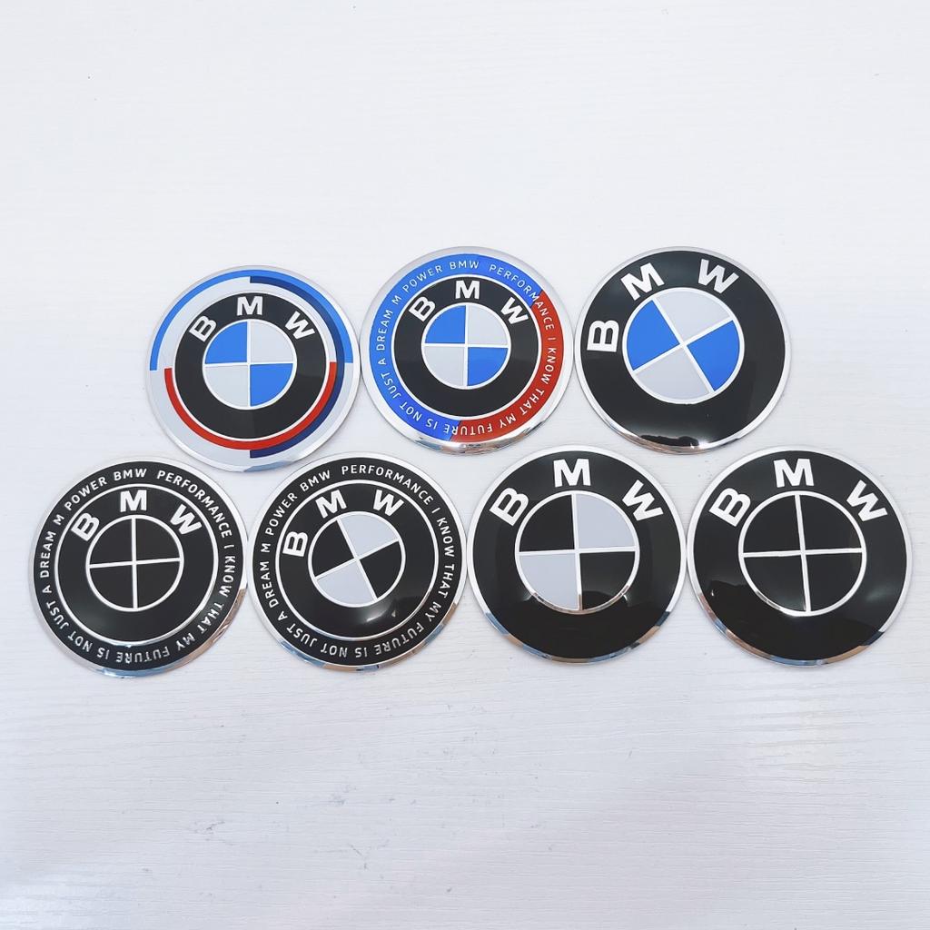 4pcs 56/60/65/70mm automobile wheel center sticker is suitable for BMW 1/3/5/X tire center metal sticker decoration.