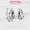 925 Silver Vintage Vine Series Earring Jewelry Versatile Hoop Earrings for Women Jewelry Fine Birthday Party Gifts