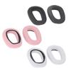 2pcs Replacement Ear Pads Professional Noise Insulation Breathable Cotton Linen Fabric Memory Foam S