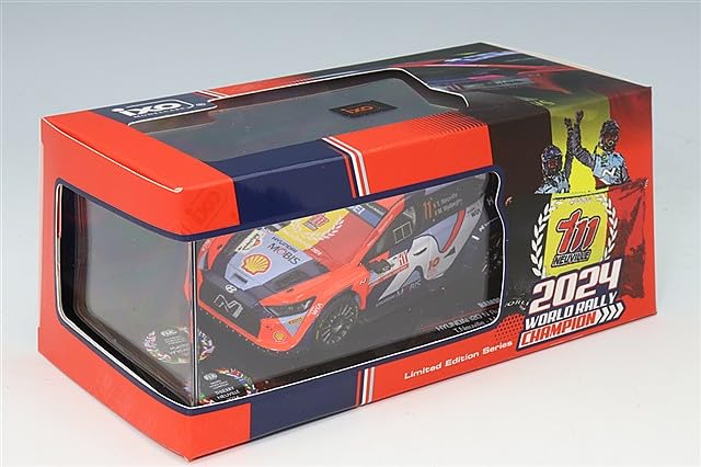 IXO Hyundai i20 N Rally1 Hybrid 2024 Rally Japan Videga World Champion Edition 1/43 #11 T. Neuville/M.