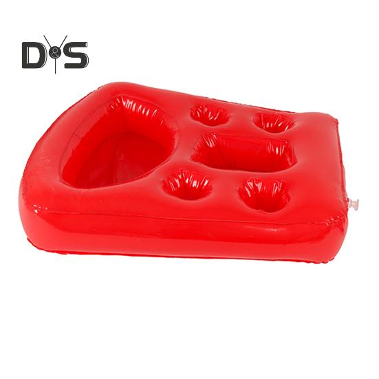 Nadmuchiwany basenowy pojemnik na napoje Pływający uchwyt na napoje Taca do serwowania Chłodny uchwyt na napoje z lodem na letnie akcesoria do basenu plażowego