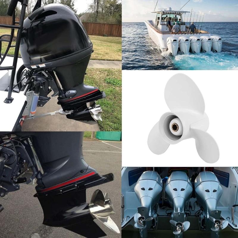 9-1/4 x 8 Outboard Propeller 683-45947-00-EL for Motor 9.9HP 15HP 20HP Outboard Propeller Corrosion Resistant