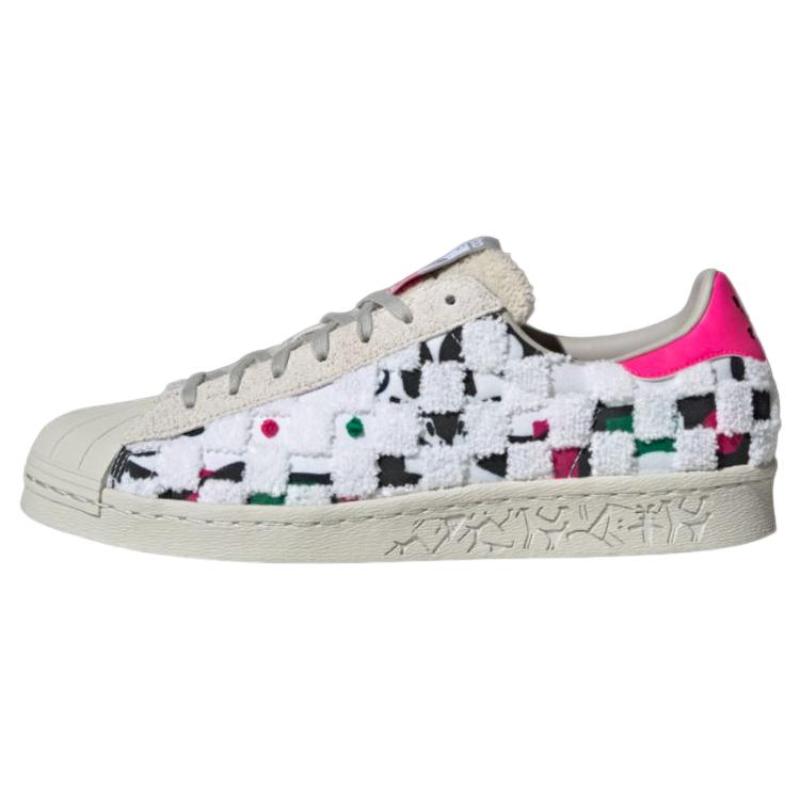 

Adidas Originals Superstar 80s X Han Meilin White Black Green Sneakers ID4384 36⅔