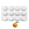 Flexible Baking Molds With 15/12 Fruit Designs Suitable For Chocolate Making Candle Crafting And Dessert Preparation