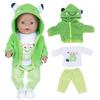 Fashion Cartoon Suit Wear For 17Inch 43cm Reborn Baby Doll, 18inch 45cm American Girl Doll Clothes and Accessories