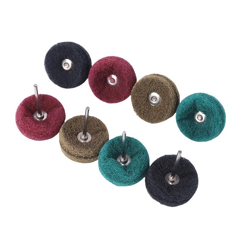 Double-Layer Thickened Nylon Scouring Pad Grinding Head for Electric Tools