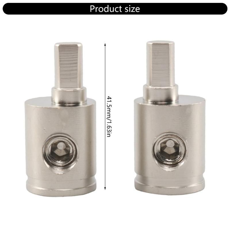 Heavy Duty 0GA to 4GA Copper Alloy Vehicle Stereo Connector Terminals Adapters for Enhanced Signal Clear and Stability