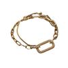 Korean Retro Geometric Diamond Chain Luxury Bracelet