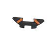 Rubber & Silicone Rear Wing Foot Mat for Kukirin G3 Pro Scooter, Anti-Slip Wear-Resistant Deck Pad, Replacement Part