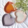 Gradient Heart-shaped Ceramic Pet Bowl, Anti-Vomiting Stress-Free, 12cm Underglaze Color Cat Bowl Dog Bowl-creative Pet Bowl