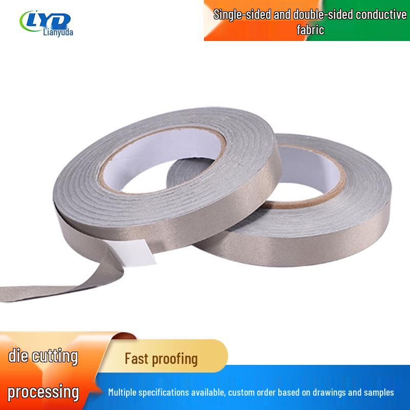 Conductive Fabric Tape: EMI Shielding, Heat & Static Resistant, Anti-Radiation, Single-Sided Adhesive