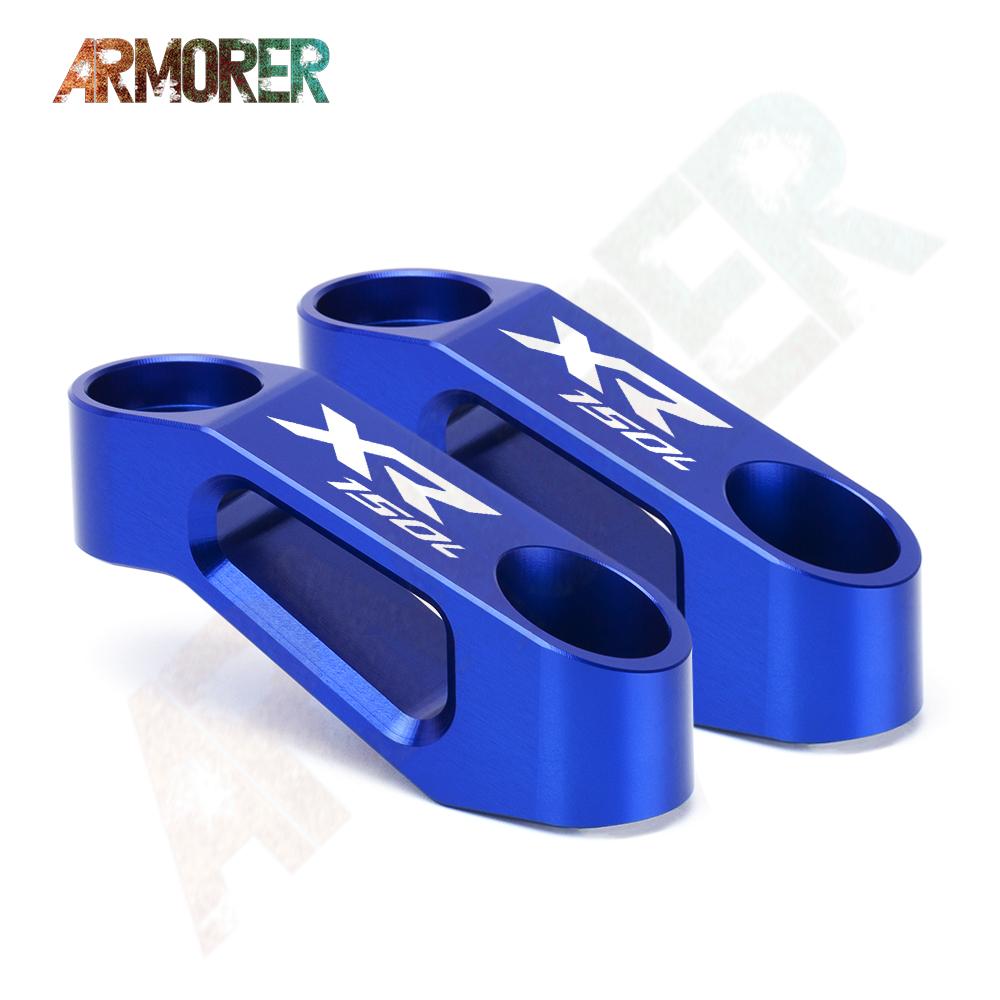 Motocykl zpětná zrcátka prodlužovací nástavec prodlužovací adaptér příslušenství pro honda XR150L XR 150L XR650L XR 650L XR650 L XR125